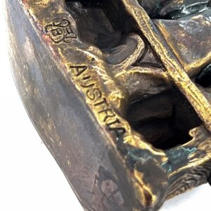 Novelty Brass 3 Jewish Men Brass Figure, Historical Art Piece